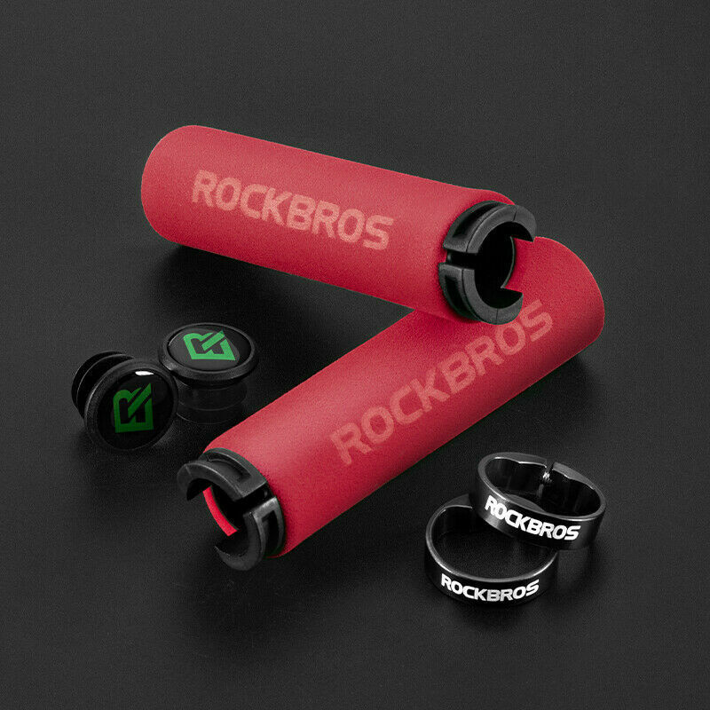 ROCKBROS Bicycle Handlebar Grips Cycling MTB BXM Bike Silicone Sponge Soft Grips - Image 8
