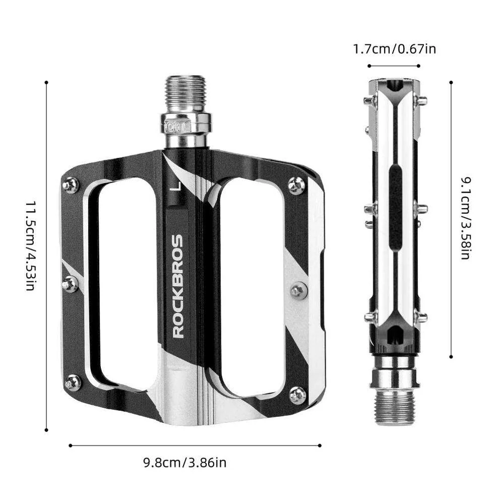 ROCKBROS Flat Lightweight Pedals in Various Colours - Image 7