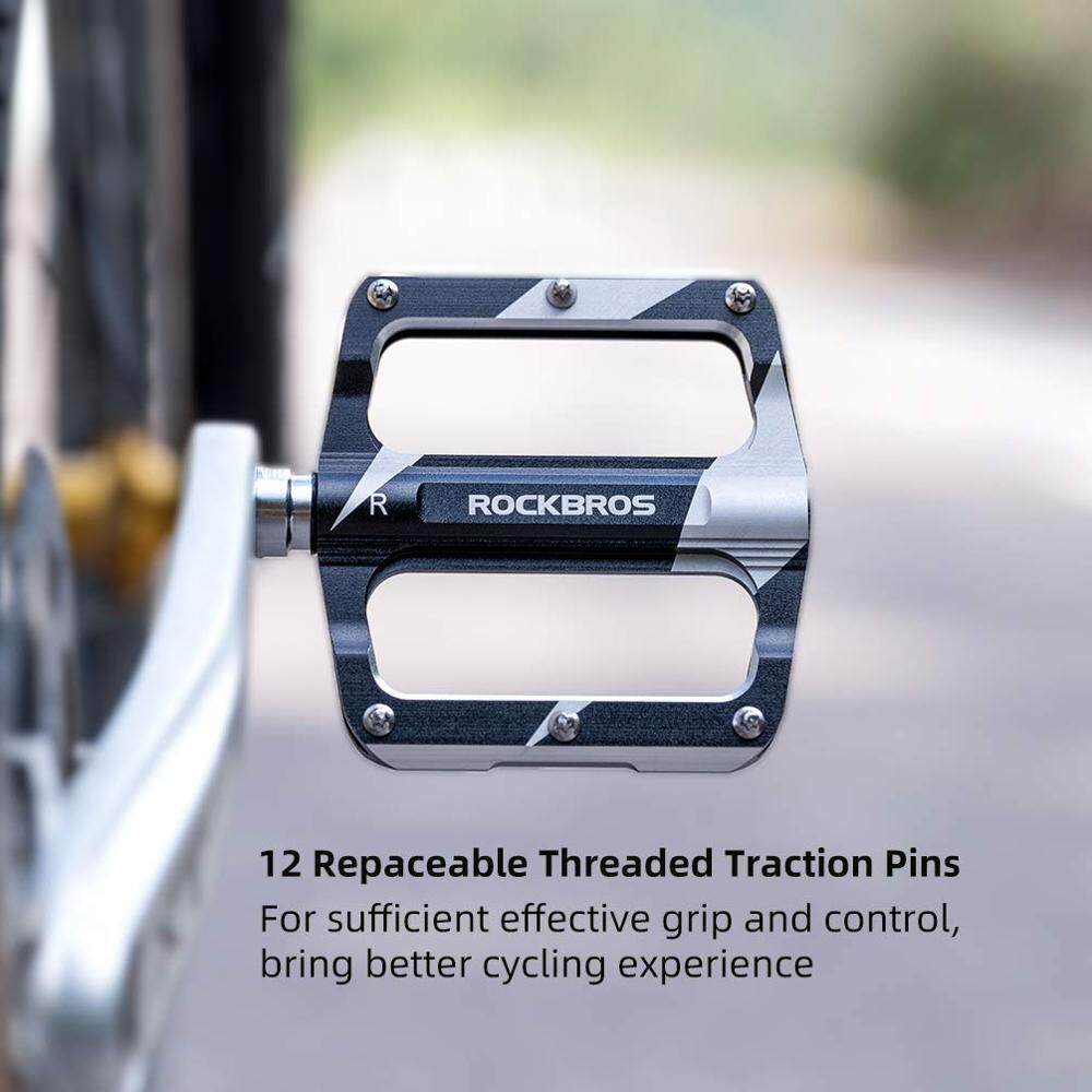 ROCKBROS Flat Lightweight Pedals in Various Colours - Image 8
