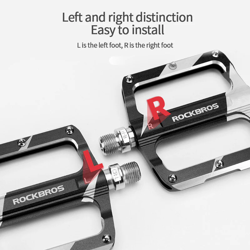 ROCKBROS Flat Lightweight Pedals in Various Colours - Image 9
