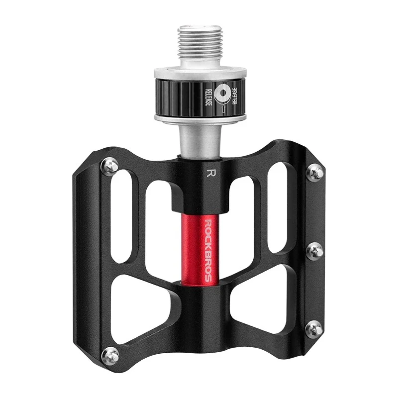 ROCKBROS Quick-Release Bike Pedals in Black (Pair) - Image 5