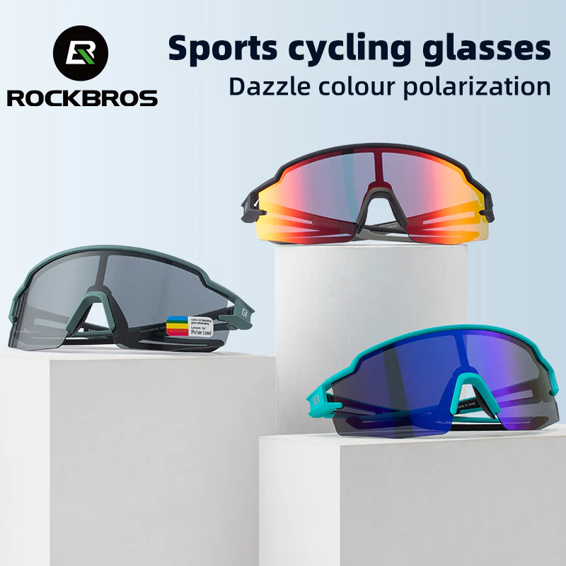 ROCKBROS Bicycle Polarized Cycling Sunglasses UV400 Golf Fishing Hiking Sports Glasses - Image 10
