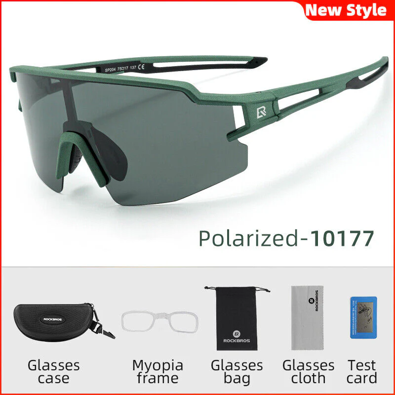 ROCKBROS Bicycle Polarized Cycling Sunglasses UV400 Golf Fishing Hiking Sports Glasses - Image 4