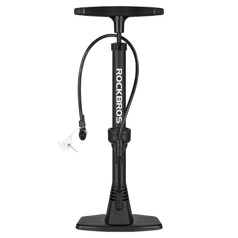 ROCKBROS Bicycle Floor Pump with Gauge 160 PSI High Pressure Tyre Inflator Schrader/Presta Valve For Bike Motorcycle Basketball - Image 21