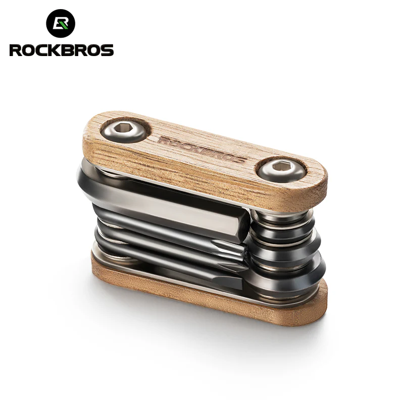 ROCKBROS 8-in-1 Multifunctional Portable Wooden Tool - Image 3