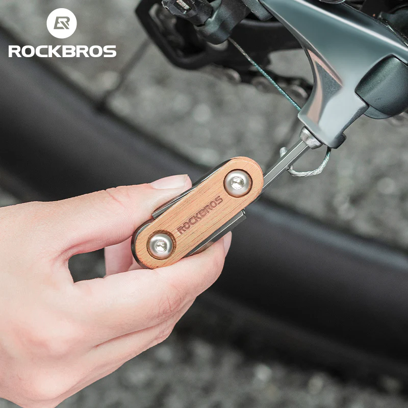 ROCKBROS 8-in-1 Multifunctional Portable Wooden Tool - Image 7