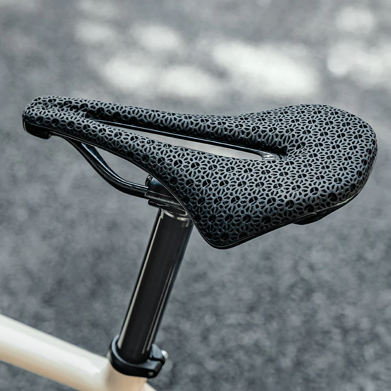 ROCKBROS Ultralight Carbon Fiber Road Racing Saddle - 3D Printed Hollow & Shockproof Design - Image 12
