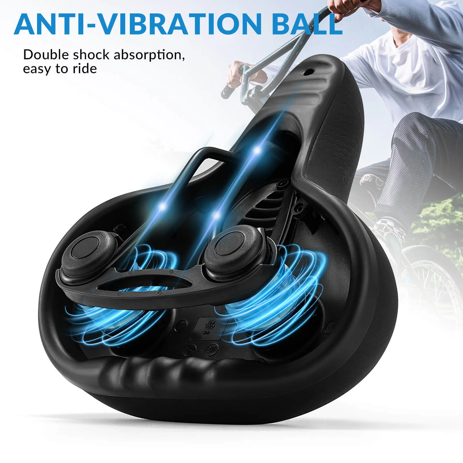 Comfort Bicycle Saddle Hollow Waterproof PU Leather - Image 17
