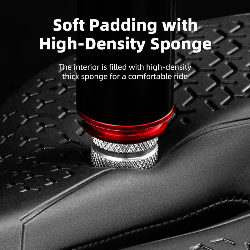 ROCKBROS Bicycle Saddle Cycling Sporty Comfort Bike Seat Hollow Breathable Shockproof - Image 3