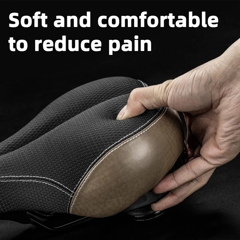 ROCKBROS Bicycle Bike Saddle Seat with Taillight Breathable Shockproof Soft Cushion - Image 5
