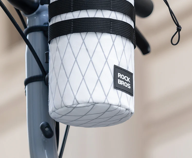 ROCKBROS Bicycle Water Bottle Bag Drawstring Adjustable Insulated Brompton Folding Bike Bag Portable Scooter Bag - Image 19