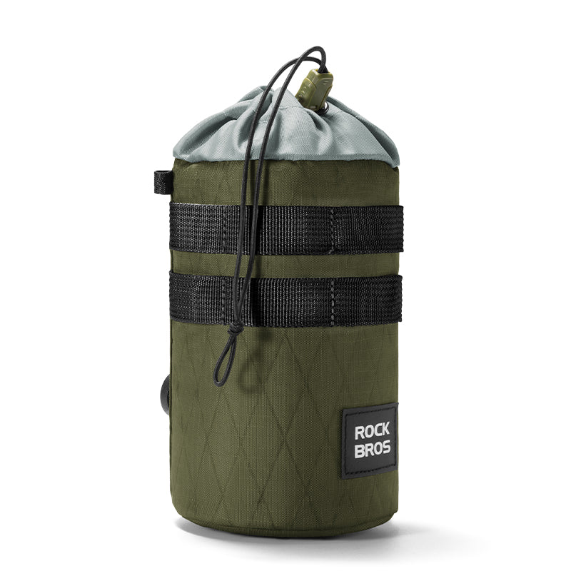 ROCKBROS Bicycle Water Bottle Bag Drawstring Adjustable Insulated Brompton Folding Bike Bag Portable Scooter Bag - Image 27