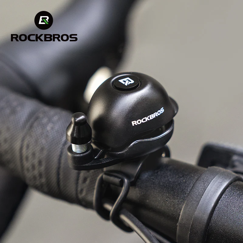 ROCKBROS Bicycle Bike Handlebar Bell 80dB Loud Sound Copper Alloy Alarm Ring Horn - Image 7