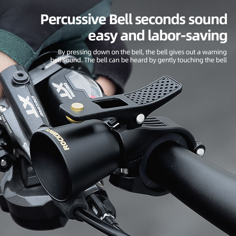 ROCKBROS Bike Bell Classic Bicycle Bell Mountain Bike Bells for Adults with Loud Sound and Fit for 0.87-1.25in/22.2-31.8mm Bicycle Handlebars - Image 4