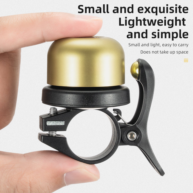ROCKBROS Bike Bell Ring Horn Classic Bicycle Bell Anti-Theft for Adults Suitable for 0.87‘’/22.2mm Diameter Handlebar - Image 10