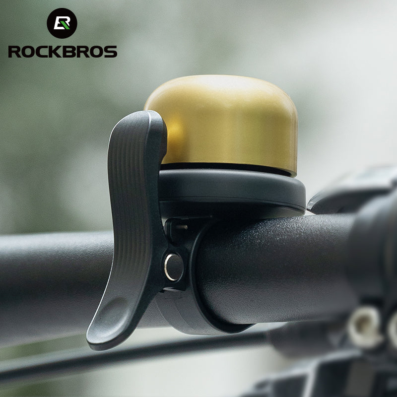 ROCKBROS Bike Bell Ring Horn Classic Bicycle Bell Anti-Theft for Adults Suitable for 0.87‘’/22.2mm Diameter Handlebar - Image 9