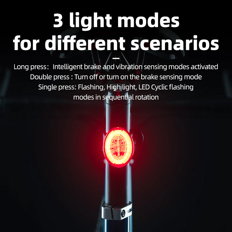 ROCKBROS Bike Saddle Mount Tail Light - Image 13
