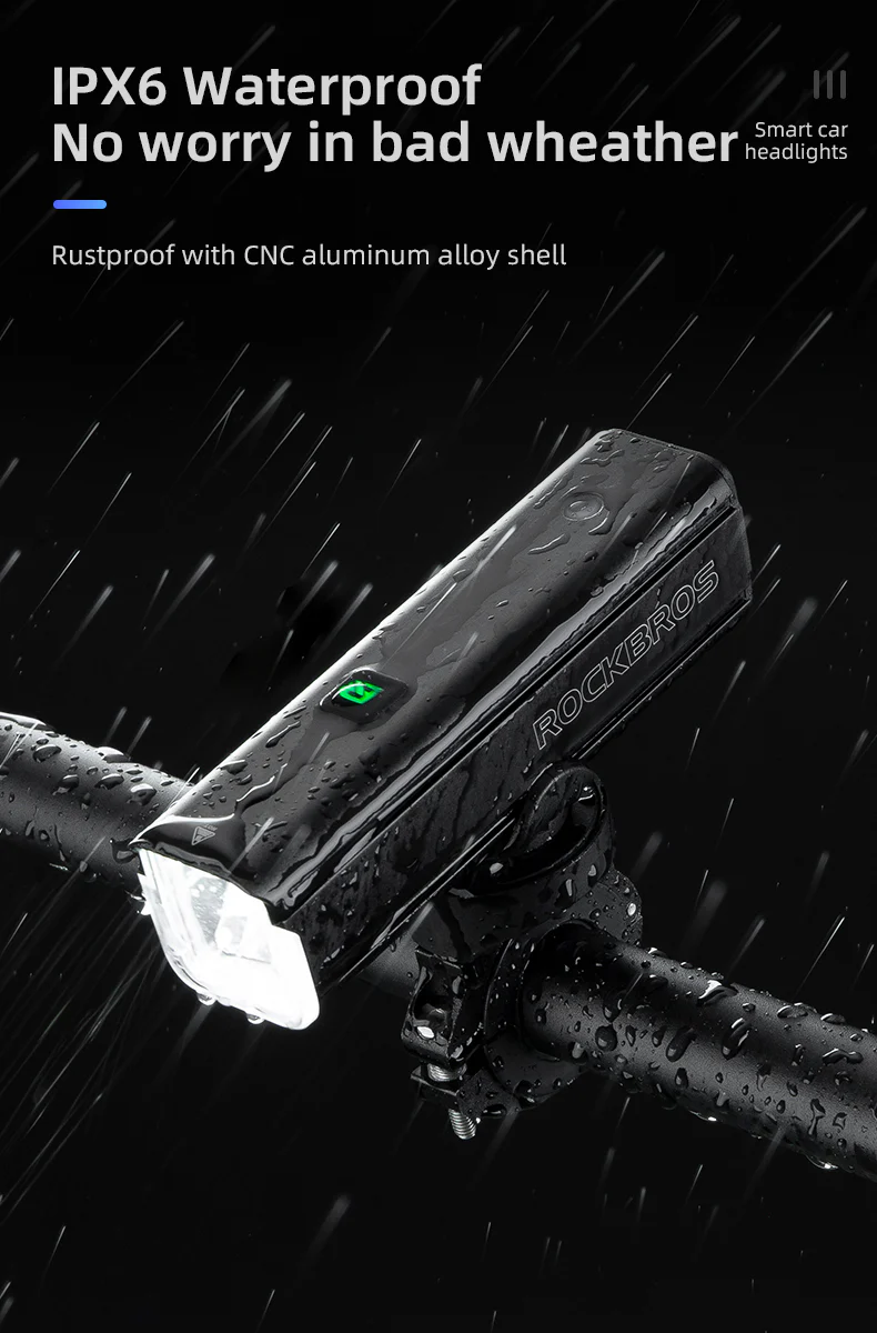 ROCKBROS Smart Sensor Bike Headlight RHL1500 - Image 11