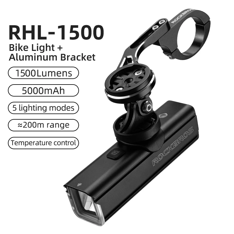 ROCKBROS Smart Sensor Bike Headlight RHL1500 - Image 23
