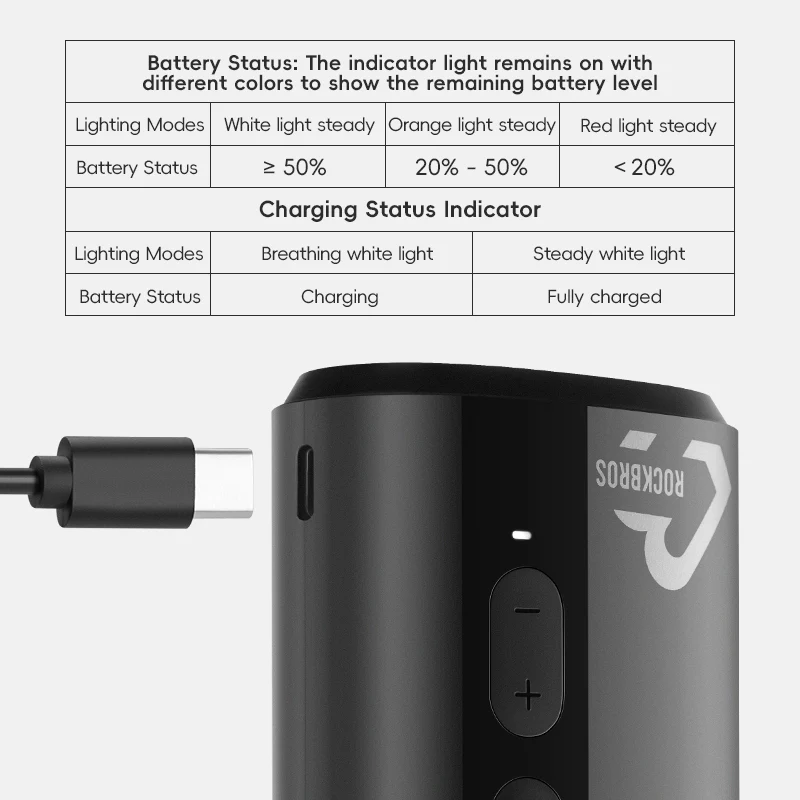 ROCKBROS Electric Bike Tire Pump Portable Motorcycle Bicycle Tyre Air Inflator 150PSI - Image 10