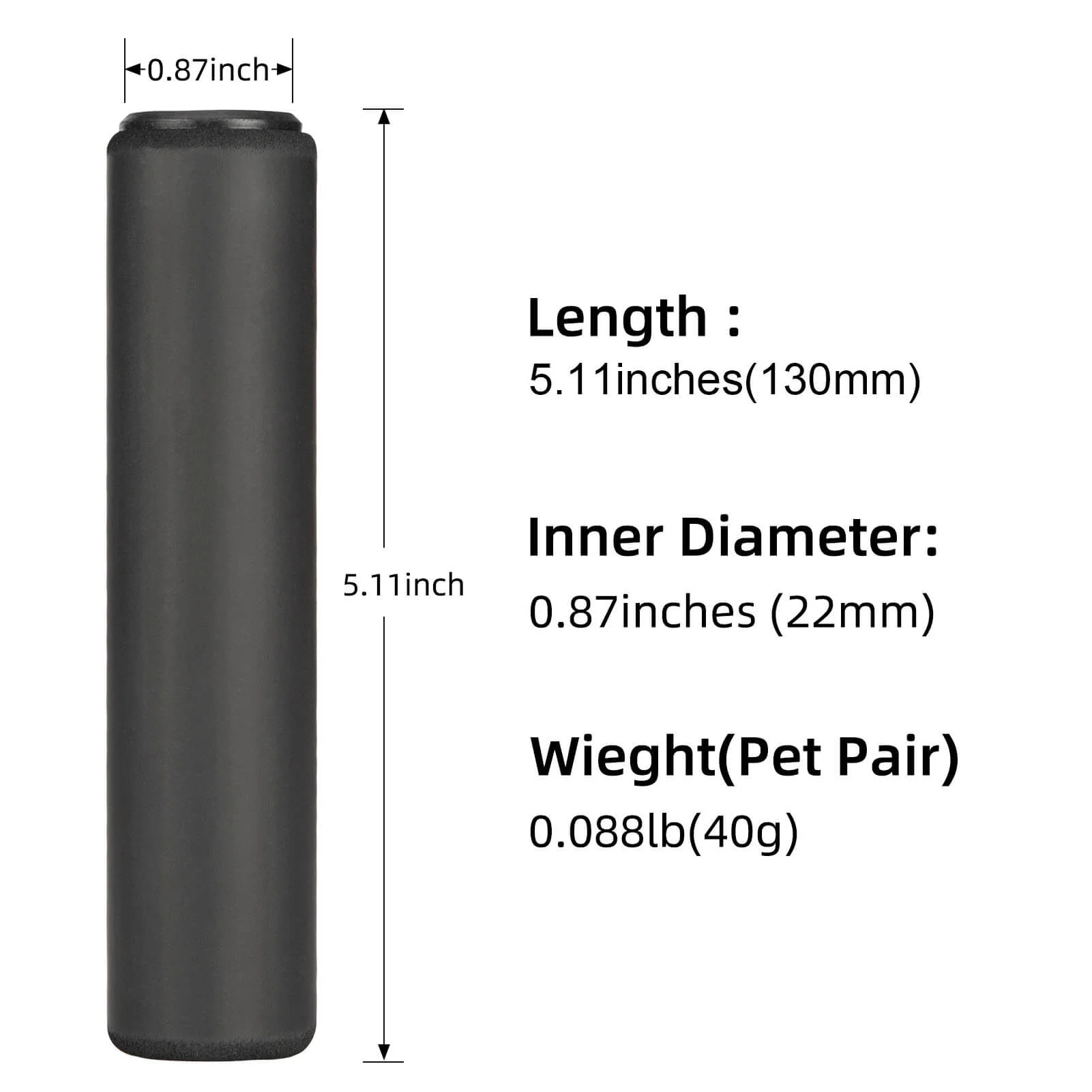 ROCKBROS Bike Foam Comfortable Shock Absorption Bike Handlebar Grips - Image 9
