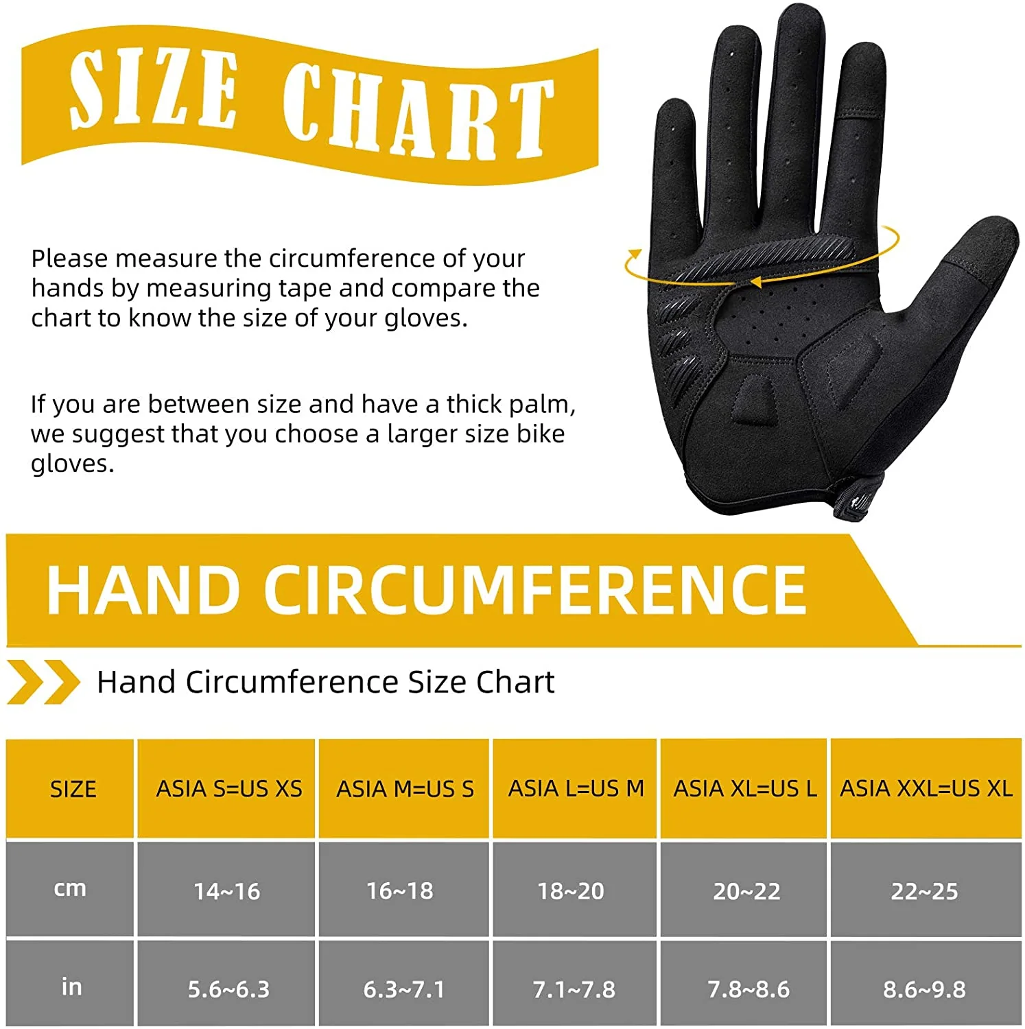 Rockbros- Bike Gloves Mens Cycling Gloves Touch Screen Anti-Slip MTB Road Biking Gloves Breathable Full Finger Bicycle Gloves for Outdoor Sports - Image 6