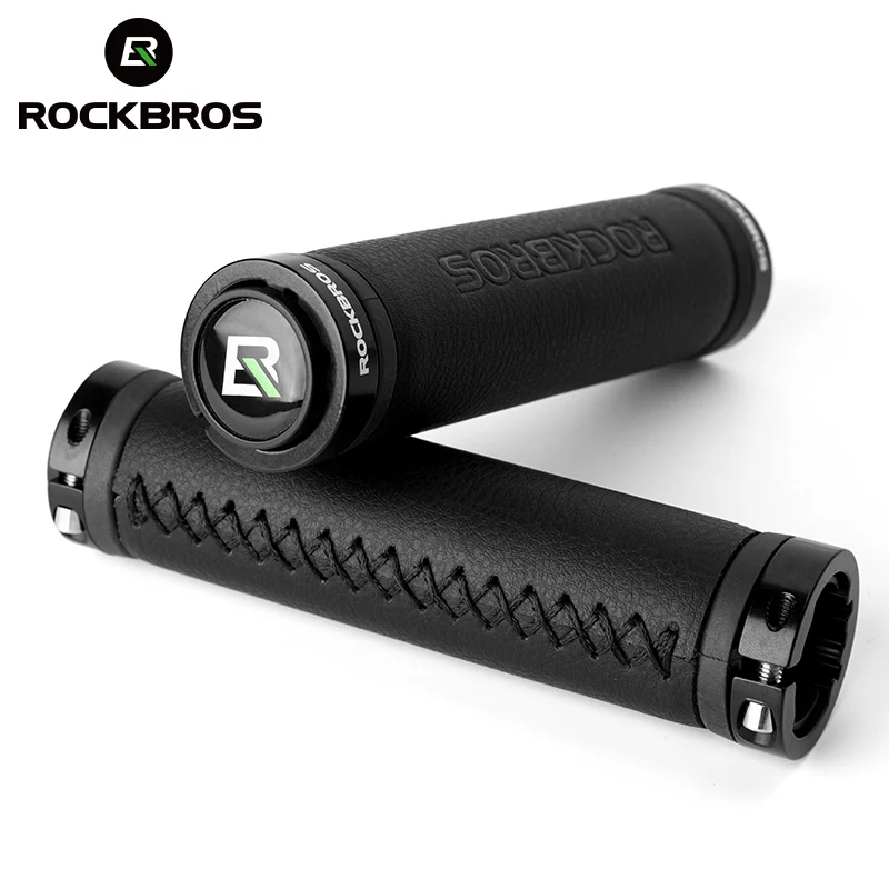 ROCKBROS Bike Bicycle Microfiber Leather Handlebar Grips Anti-slip Comfort Cycling Accessories - Image 3