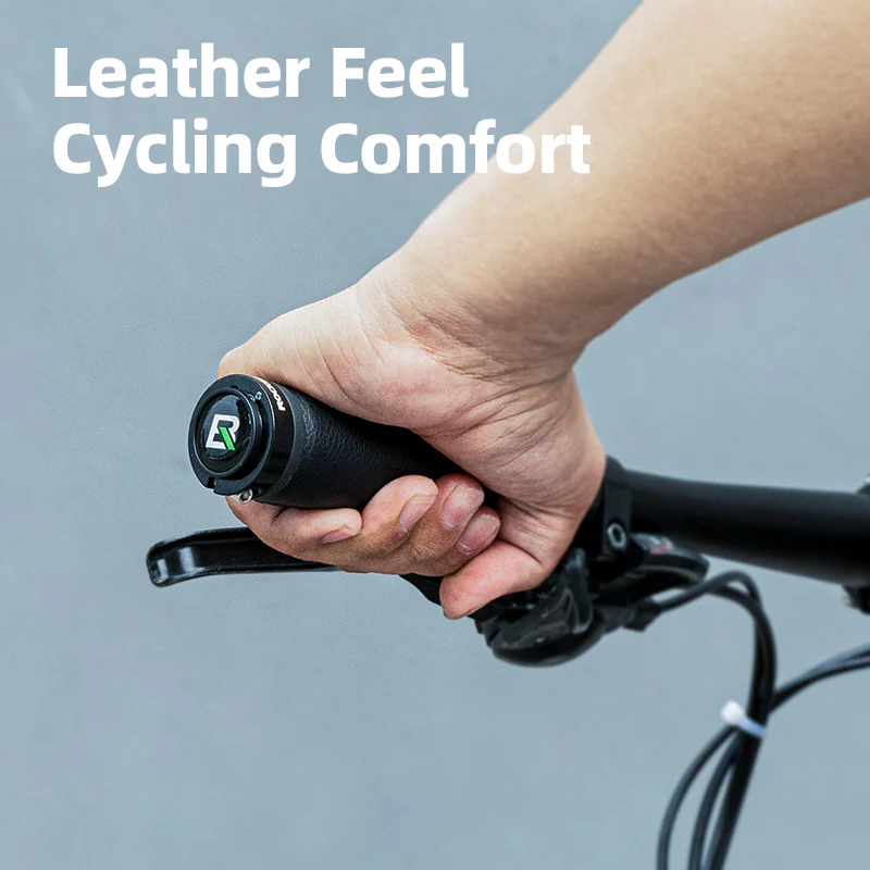 ROCKBROS Bike Bicycle Microfiber Leather Handlebar Grips Anti-slip Comfort Cycling Accessories - Image 4