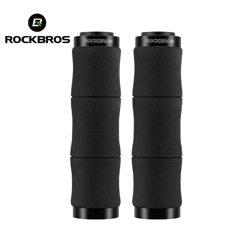 ROCKBROS Bike Grips Shock Absorption Foam Bike Handle Grips Soft Comfortable Non-Slip Double Locked on - Image 12