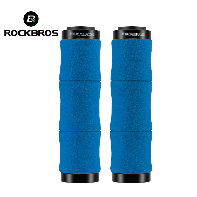 ROCKBROS Bike Grips Shock Absorption Foam Bike Handle Grips Soft Comfortable Non-Slip Double Locked on - Image 13