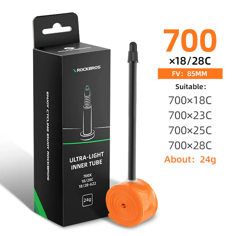ROCKBROS Bike Inner Tube Road Bicycle Tubes Presta Valve Compatible with 700 x 18/23/25/28/30/32Tire - Image 6