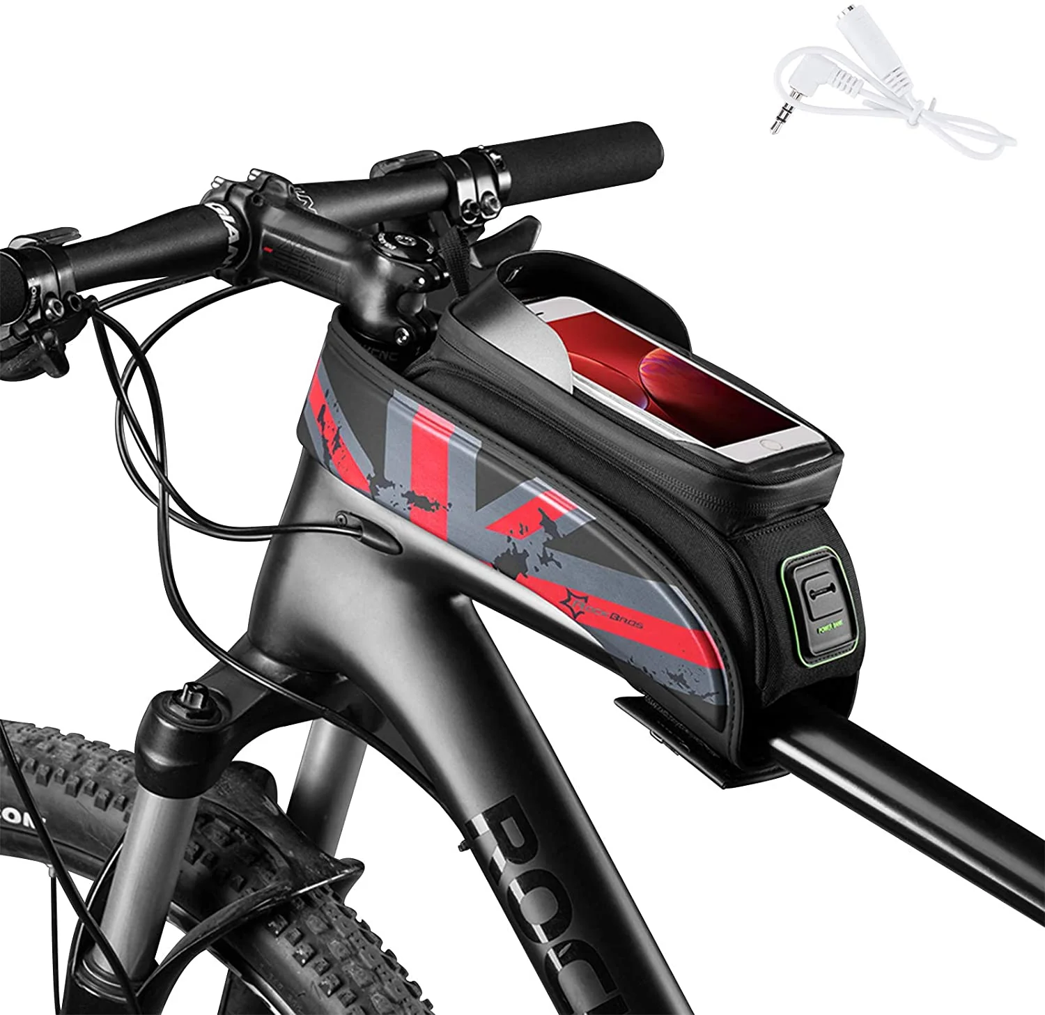 Rockbros-Bike Phone Bag Bike Front Frame Bag Sensitive Touch Screen - Image 8