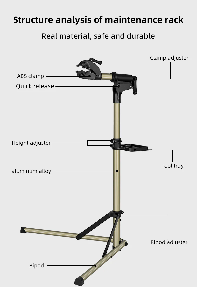 ROCKBROS Adjustable Aluminium Alloy Bike Repair Stand - Image 12