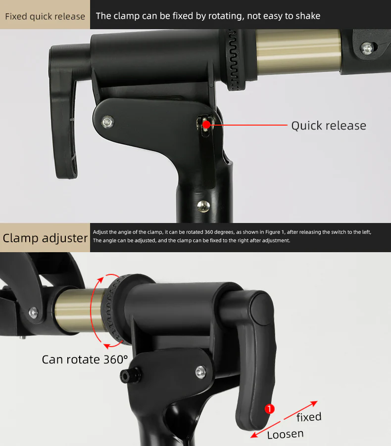 ROCKBROS Adjustable Aluminium Alloy Bike Repair Stand - Image 13