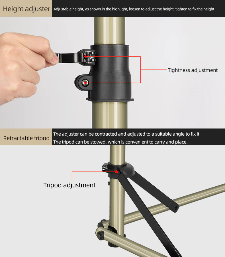 ROCKBROS Adjustable Aluminium Alloy Bike Repair Stand - Image 14