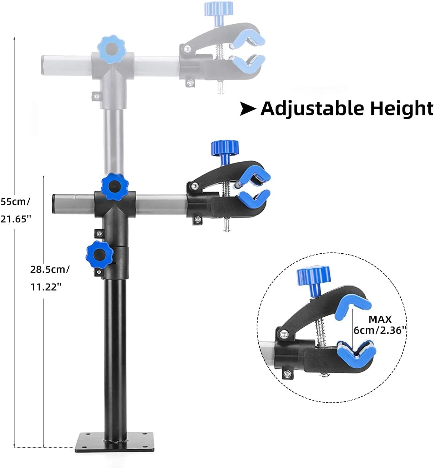 ROCKBROS Bike Repair Stand Wall Mounted Bike Maintenance Stand Station Adjustable Height - Image 3