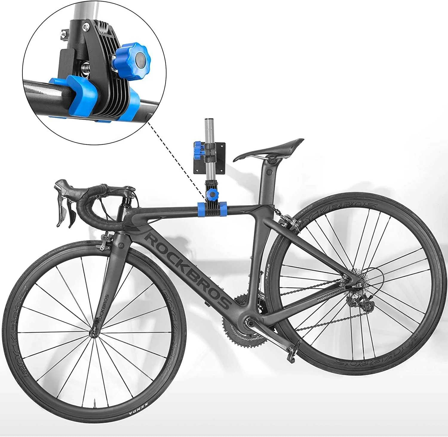 ROCKBROS Bike Repair Stand Wall Mounted Bike Maintenance Stand Station Adjustable Height - Image 6