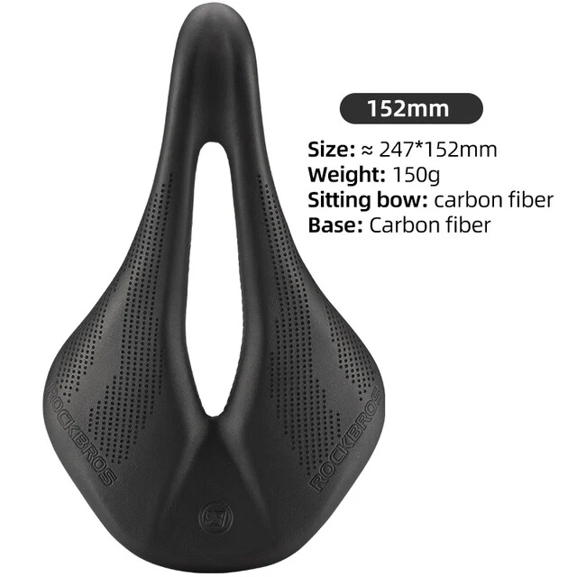 ROCKBROS Bike Carbon Fiber Saddle Ultralight Hollow Breathable Cycling Bicycle Seat - Image 12