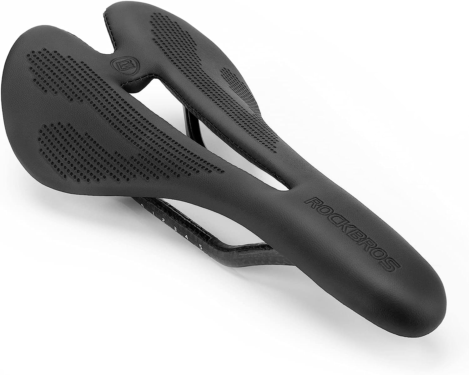 ROCKBROS Bike Carbon Fiber Saddle Ultralight Hollow Breathable Cycling Bicycle Seat - Image 3