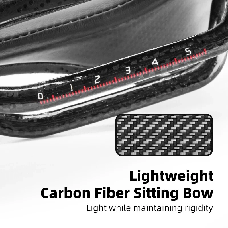 ROCKBROS Bike Carbon Fiber Saddle Ultralight Hollow Breathable Cycling Bicycle Seat - Image 7