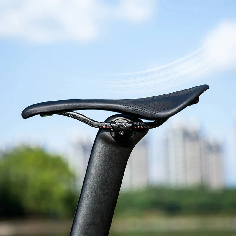 ROCKBROS Bike Carbon Fiber Saddle Ultralight Hollow Breathable Cycling Bicycle Seat - Image 9