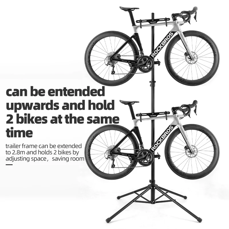 ROCKBROS Bike Stand Bicycle Hanging Storage Rack Adjustable - Image 6