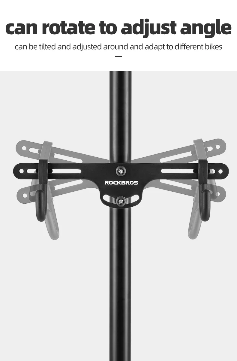 ROCKBROS Bike Stand Bicycle Hanging Storage Rack Adjustable - Image 8
