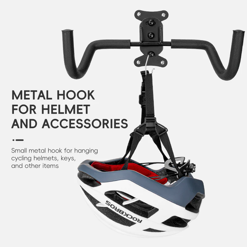 ROCKBROS Bike Stand Wall Mount Parking Rack Bicycle Retractable Storage Hook - Image 9