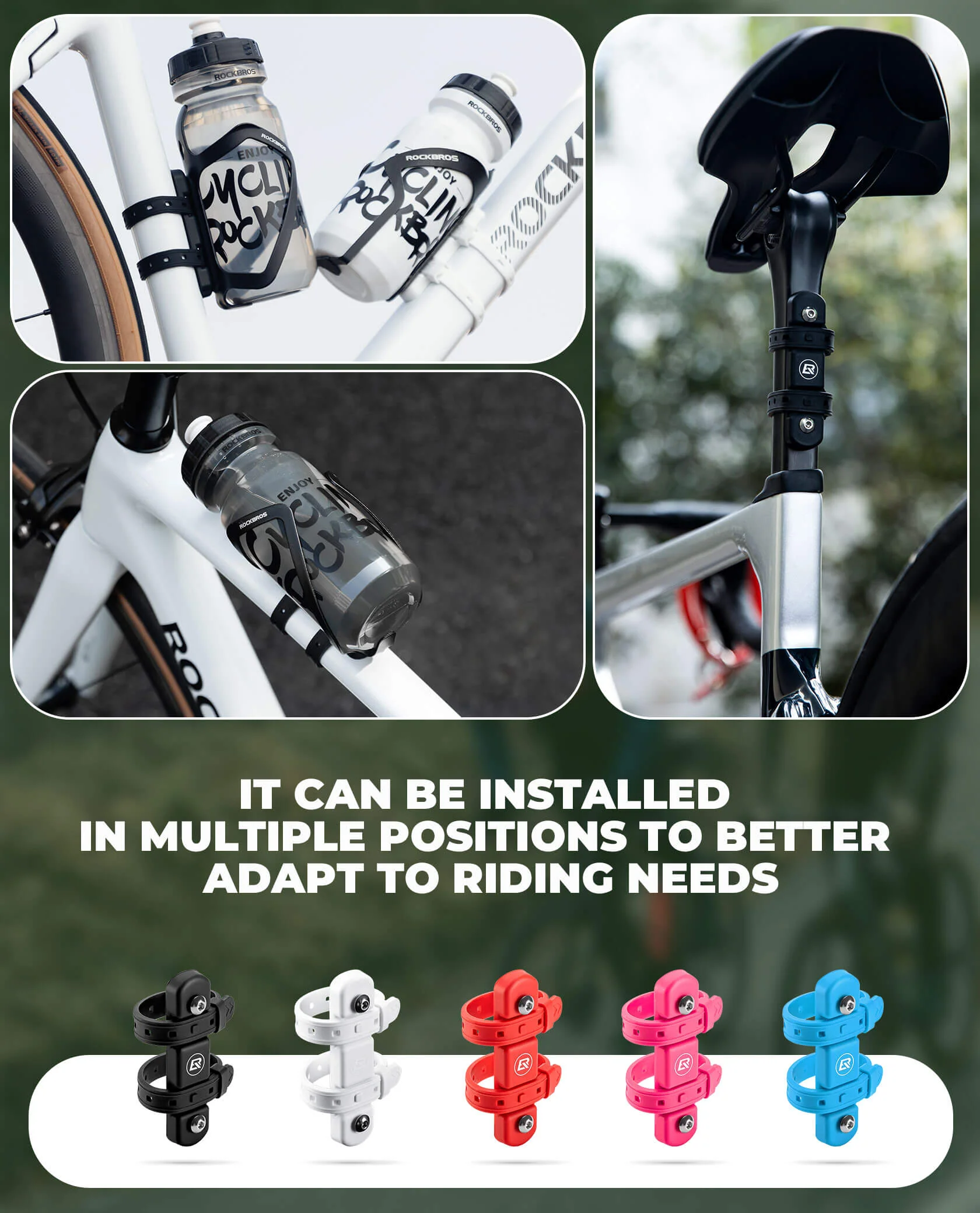 ROCKBROS Bike Water Bottle Holder Adaptor - Image 14
