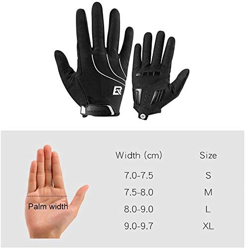 ROCKBROS Cycling Full Finger Gloves Outdoor Sport Gloves Fit for Spring Autumn - Image 3