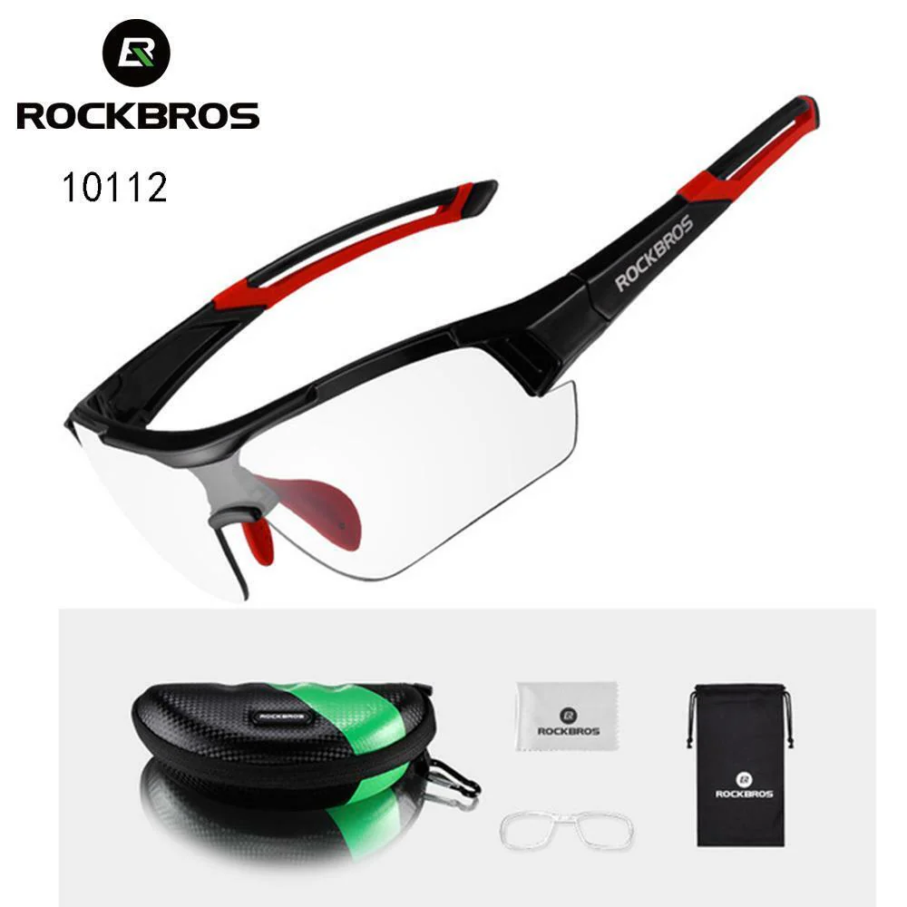 RockBros Cycling Photochromic Glasses Sport Sunglasses Bike Glasses Driving Fishing UV400 Men Women - Image 3