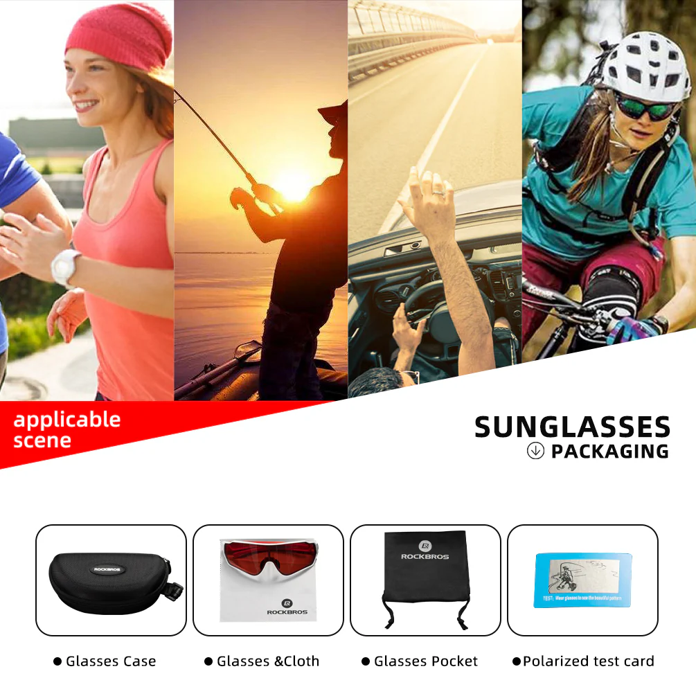 ROCKBROS Ultralight Polarised Sunglasses - Image 6
