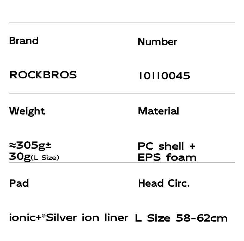 ROCKBROS Cycling Safety Helmet With Removable Goggles - Image 13