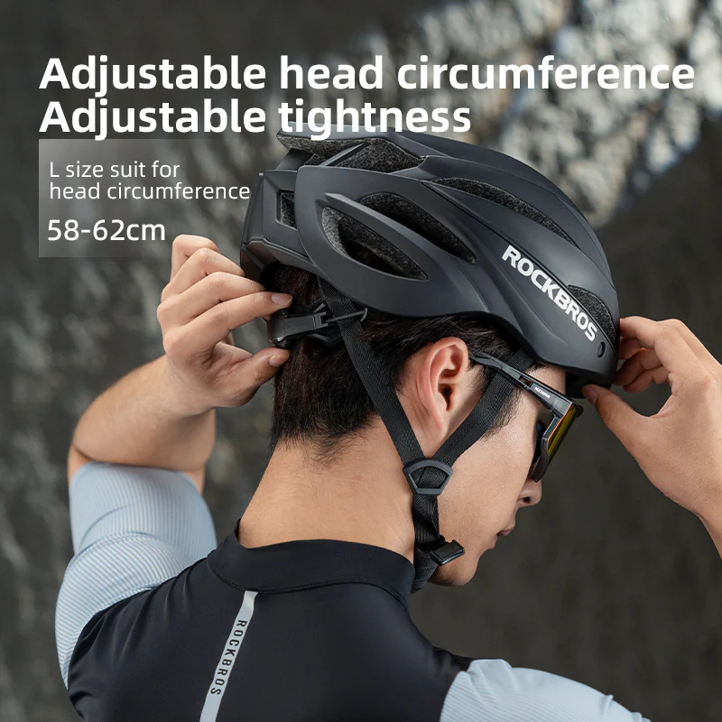 ROCKBROS Cycling Safety Helmet With Removable Goggles - Image 6